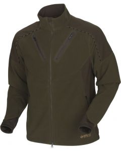 Härkila Mountain Hunter fleece jacket Hunting green/Shadow brown