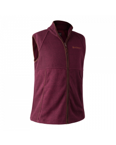 Deerhunter Wingshooter Fleece Waistcoat Windsor red