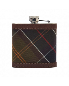 Barbour Hip Flask-  Dark Brown