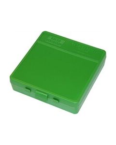 24P-100-45-10 MTM Case Gard Ammo Box 100 Round Flip-Top 40 10mm 45 ACP Green